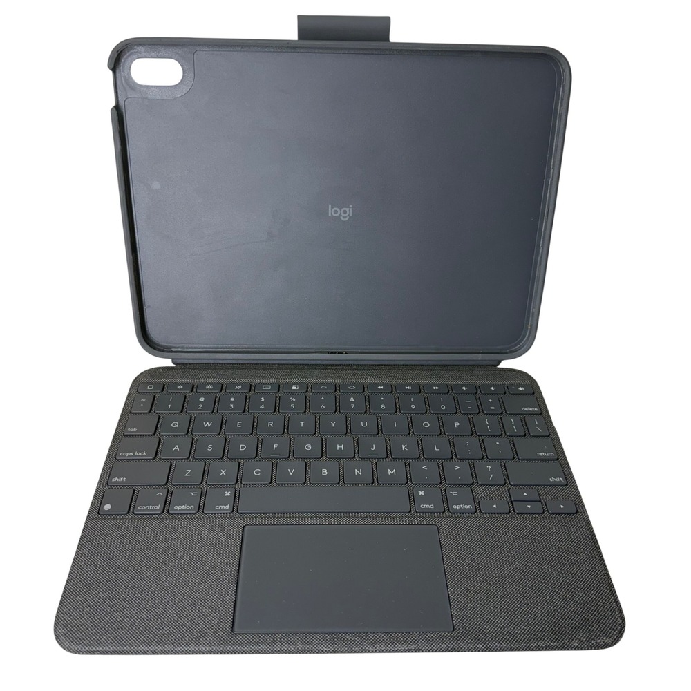 Logitech Combo Touch iPad Pro 11 Grey Backlit Keyboard Case Trackpad YU0081